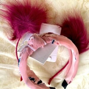 NWT Children's Place & Forever 21 Girls Set of TWO HeadBands in Pretty Colors